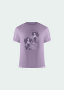 Camiseta Feminina Infantil Manga Curta Thermodry Sereia - Lilas
