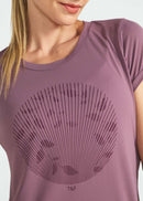 Camiseta Feminina Manga Curta Thermodry Clareira - Lilas