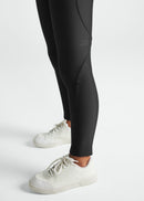Calça Legging Infantil Feminina Recortada - PRETO