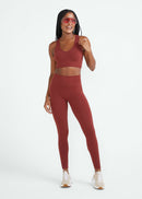 Top Feminino Skin Soft Ribana - Marrom
