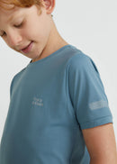 Camiseta Infantil Masculina Manga Curta Sports - AZUL