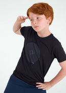 Camiseta Infantil Masculina Manga Curta Thermodry Play - PRETO
