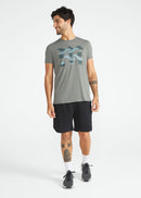 Camiseta Masculino Manga Curta Thermodry Cidade - VERDE