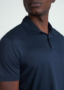 Polo Masculino Manga Curta Pima Premium - AZUL