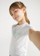 Camiseta Feminina Infantil Thermodry Gaivota