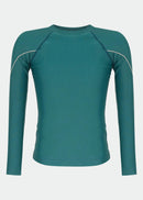 Camiseta Masculina Manga Longa Uv Surf Kids - VERDE