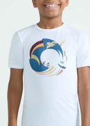 Camiseta Infantil  Masculina Thermodry Esportista - BRANCO