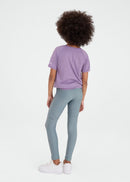 Calça Legging Infantil Feminina Recortada - VERDE