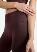 Calça Legging Feminina Skin Brilho - Marrom