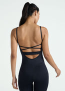 Macacão Feminino Longo Basic - PRETO