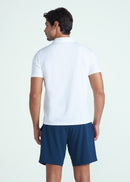 Polo Masculino Manga Curta Premium - BRANCO