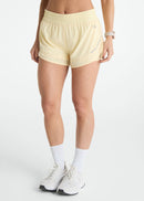Shorts Feminino Refletivo Laser - Amarelo